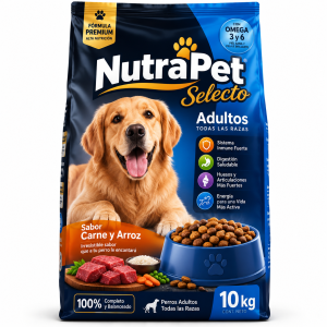 NutraPet Selecto Adultos Carne y Arroz 10 kg