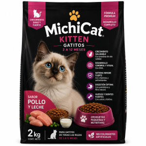 MichiCat Gatitos Pollo y Leche 2 kg
